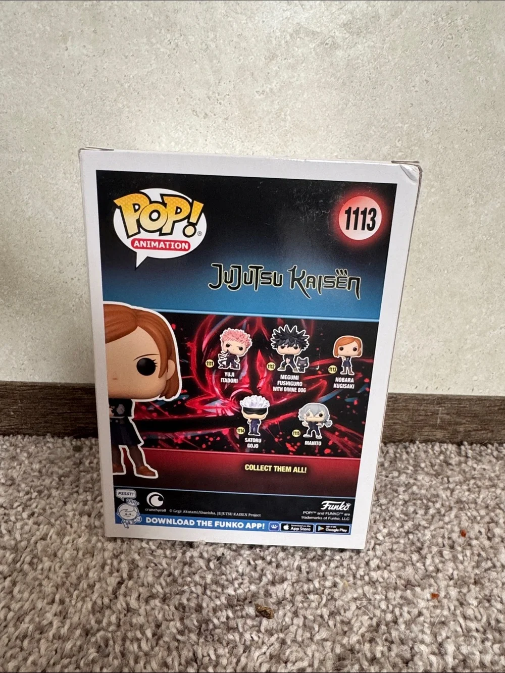 Funko Pop! Animation Nobara Kugisaki Vinyl Figure - Brown Hair, Navy Outfit